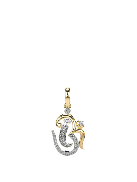 VALANOVA Women 18 Kt Gold Lab Grown Regular Pendant