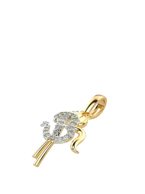 VALANOVA Women Yellow Gold Lab Grown Pendant - Image 3