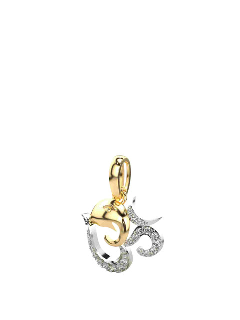 VALANOVA Women 14 Kt Gold Lab Grown Diamond Pendant - Image 2