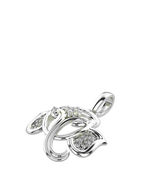 VALANOVA 14K White Gold & Certified Lab Grown Diamond Pendant - Image 3