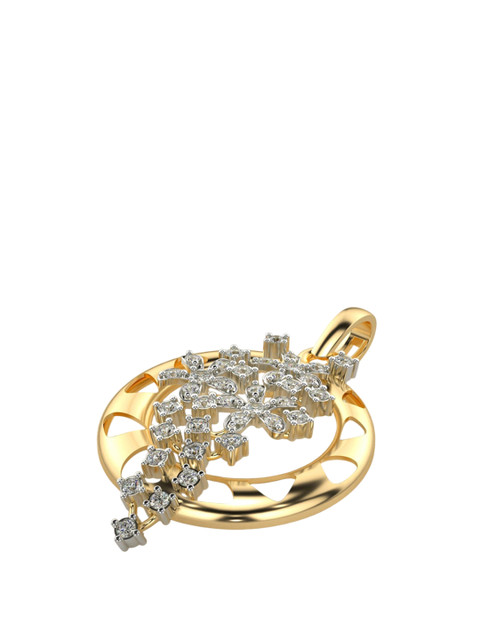 VALANOVA Women 18 Kt Gold Lab Grown Diamond Pendant - Image 3