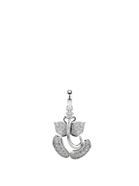 VALANOVA 18K White Gold 0.41 Ct Lab Grown Diamond Pendant