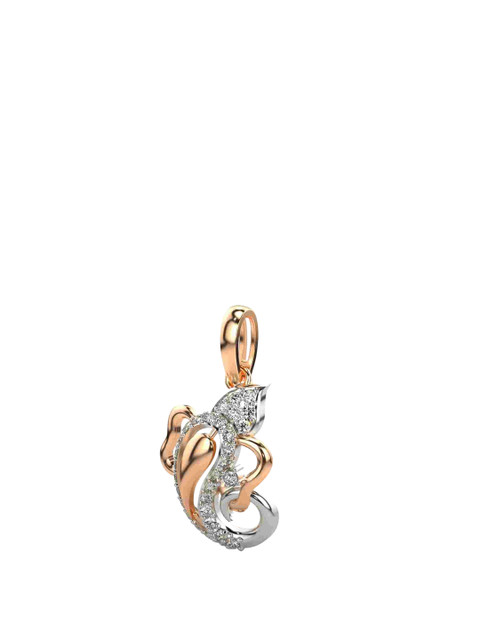 VALANOVA Women 14 Kt Rose Gold Pendant - Image 2
