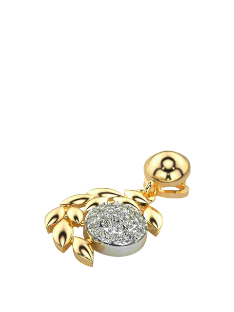 VALANOVA Women 14 Kt Gold Lab Grown Diamond Pendant - Image 3