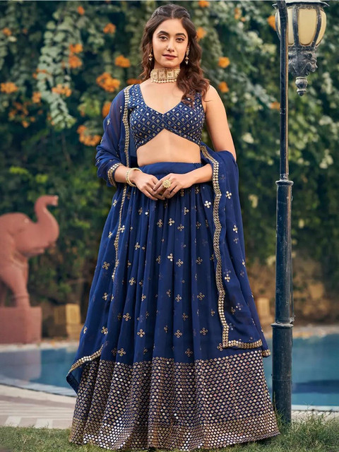 Kedar Fab Women Semi-Stitched Lehenga Choli