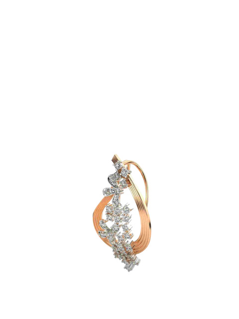 VALANOVA 14K Rose Gold Certified 0.25Ct Lab Grown Diamond Pendant