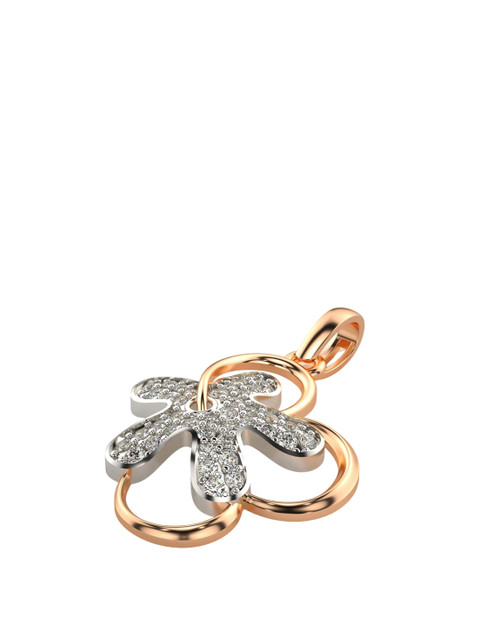 VALANOVA Women 14K Rose Gold & Certified Lab Grown Diamond Pendant - Image 3