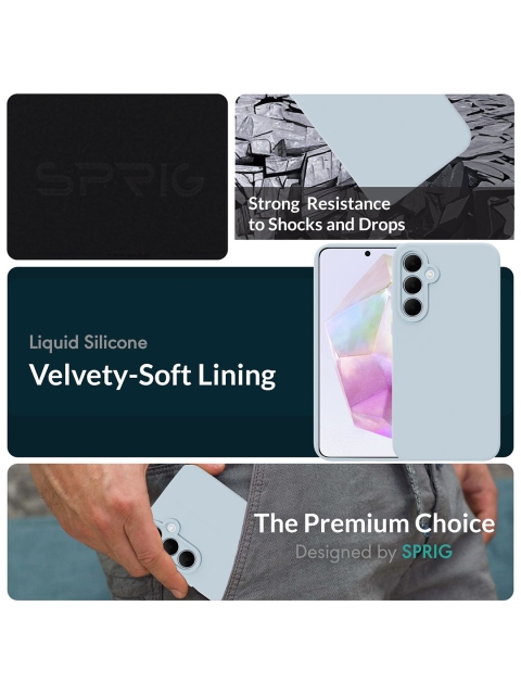 SPRIG Samsung Galaxy A35 Liquid Silicone Back Cover - Image 4