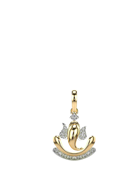 VALANOVA Women 14K Lab Grown Diamond 0.20 CTs Pendent 1.02 gm