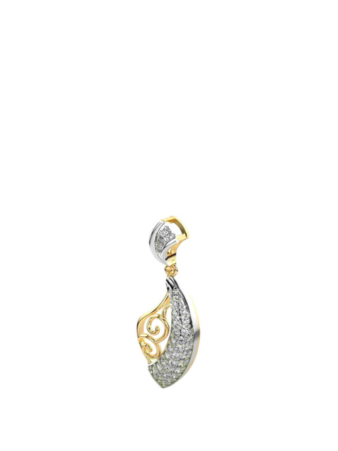 VALANOVA 14K Yellow Gold 0.27 Ct Lab Grown Diamond Pendant - Image 2