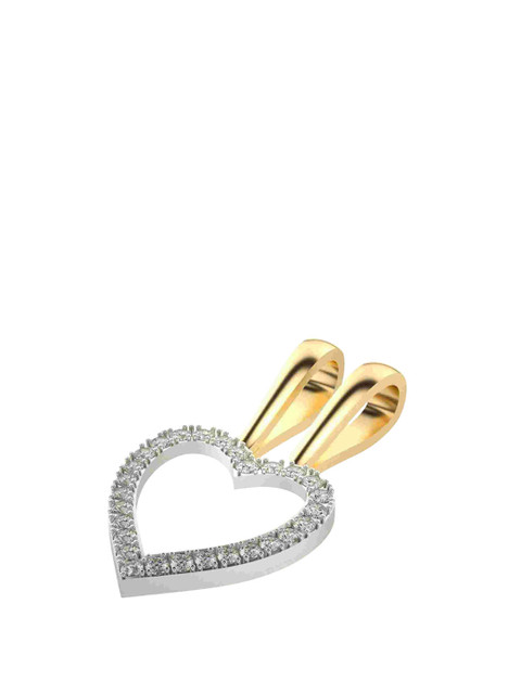 VALANOVA 14K Yellow Gold 0.20 Ct Lab Grown Diamond Pendant - Image 3