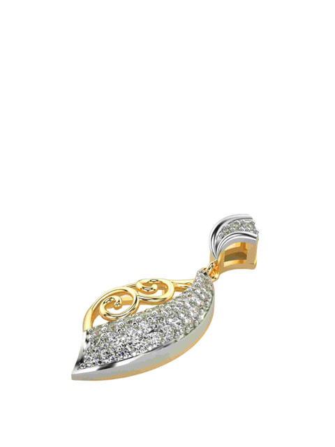 VALANOVA 14K Yellow Gold 0.27 Ct Lab Grown Diamond Pendant - Image 3