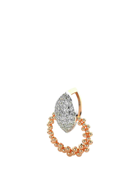 VALANOVA 14K Rose Gold Certified 0.36Ct Lab Grown Diamond Pendant - Image 2