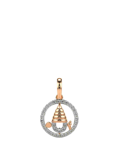 VALANOVA 18K Rose Gold 0.25 Ct Lab Grown Diamond Pendant