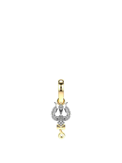 VALANOVA 18K Yellow Gold 0.07 Ct Lab Grown Diamond Pendant