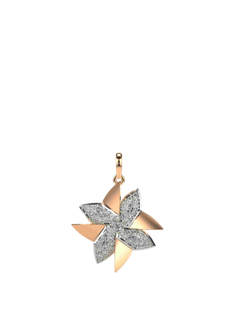 VALANOVA 18K Rose Gold 0.40 Ct Lab Grown Diamond Pendant