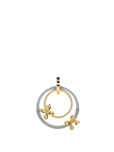 VALANOVA 14K Yellow Gold 0.29 Ct Lab Grown Diamond Pendant