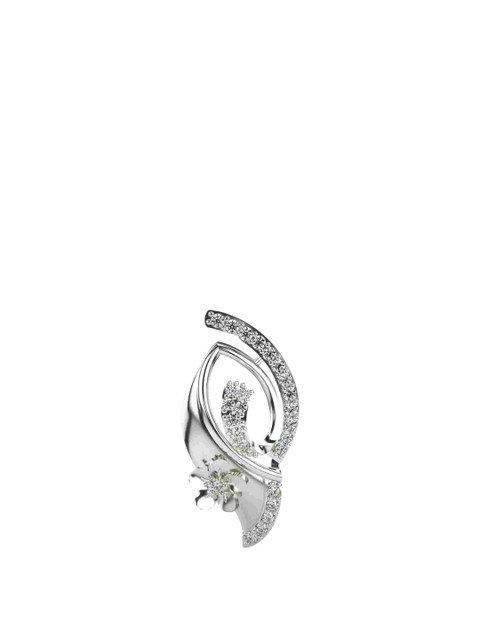 VALANOVA 14K White Gold 0.20 Ct Lab Grown Diamond Pendant