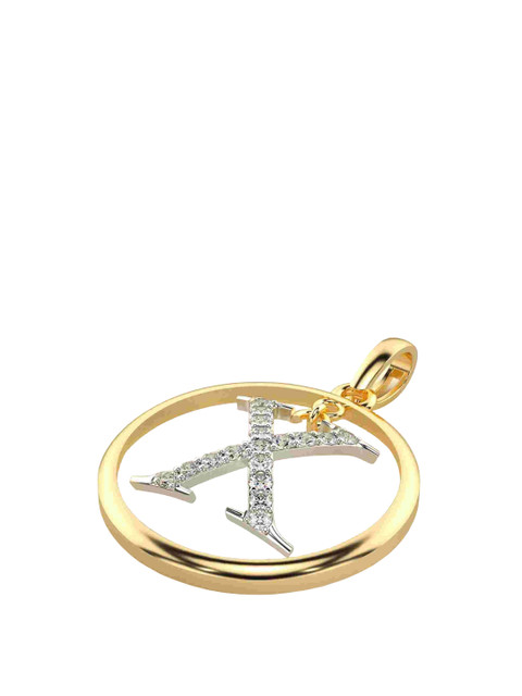 VALANOVA 14K Yellow Gold Certified 0.22Ct Lab Grown Diamond Pendant - Image 3