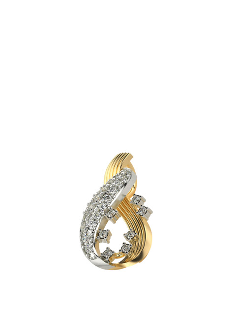 VALANOVA 14K Yellow Gold Certified 0.33Ct Lab Grown Diamond Pendant - Image 3