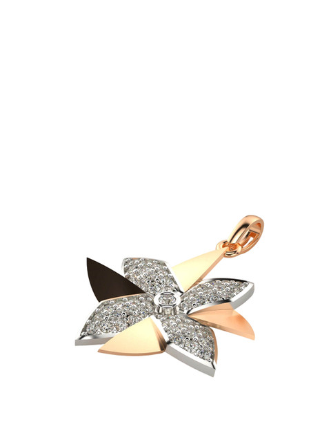 VALANOVA 18K Rose Gold 0.40 Ct Lab Grown Diamond Pendant - Image 3