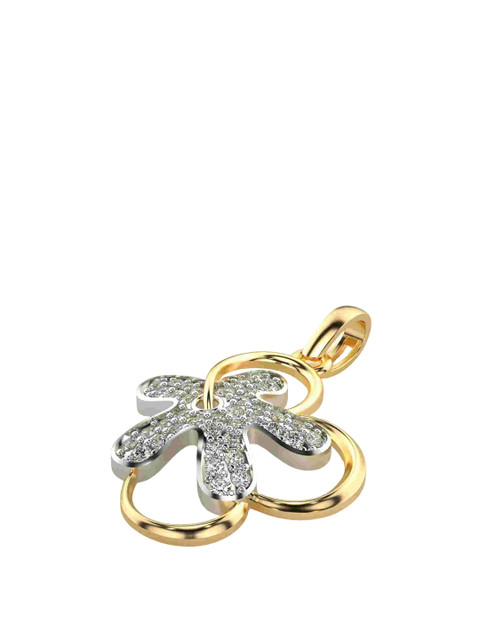 VALANOVA 18K Yellow Gold 0.31 Ct Lab Grown Diamond Pendant - Image 3