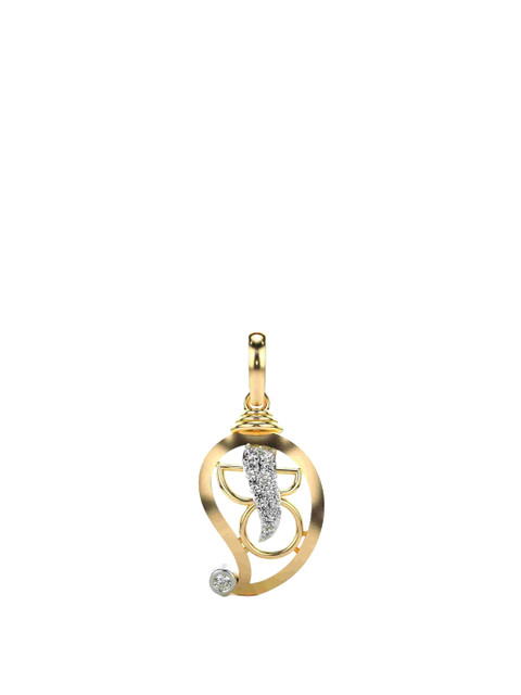 VALANOVA 14K Yellow Gold 0.33 Ct Lab Grown Diamond Pendant