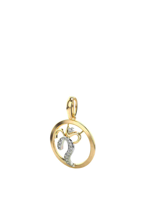 VALANOVA 14K Yellow Gold 0.33 Ct Lab Grown Diamond Pendant - Image 2