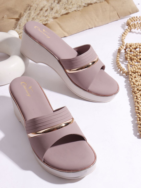 CHINRAAG High-Top Wedge Sandals