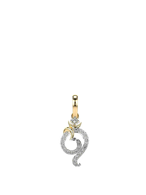 VALANOVA 14K Yellow Gold 0.22 Ct Lab Grown Diamond Pendant