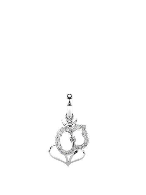 VALANOVA 18K White Gold 0.18 Ct Lab Grown Diamond Pendant