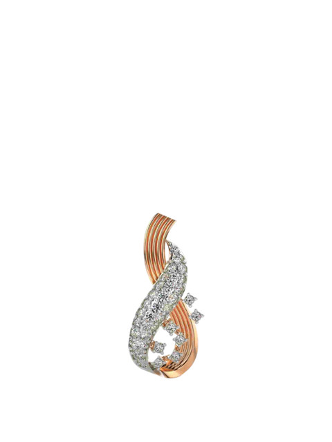 VALANOVA 14K Rose Gold 0.33 Ct Lab Grown Diamond Pendant