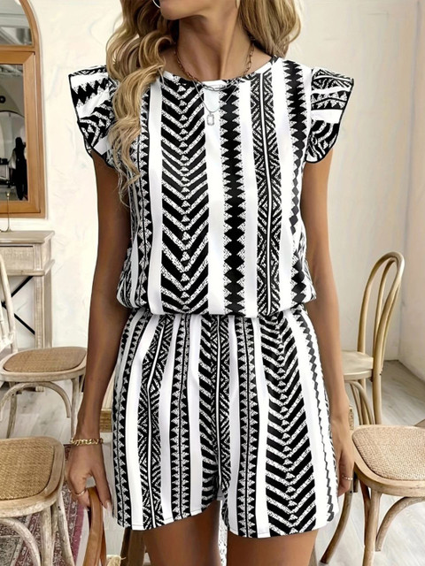 StyleCast x Revolte Women Printed Playsuit