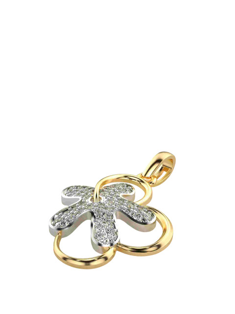 VALANOVA 14K Yellow Gold 0.31 Ct Lab Grown Diamond Pendant - Image 3