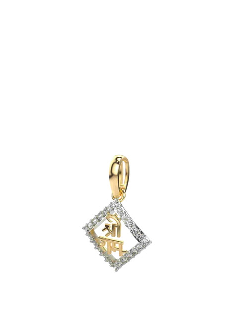 VALANOVA 18K Yellow Gold 0.22 Ct Lab Grown Diamond Pendant