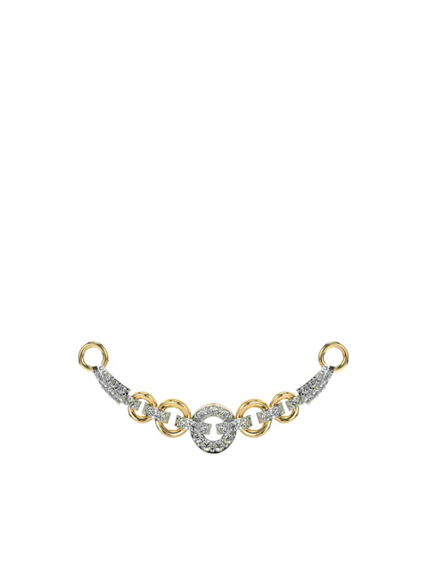 VALANOVA 14K Yellow Gold Plated 0.22 Ct Lab Grown Diamond Pendant