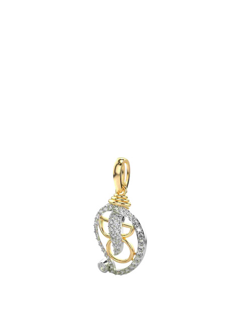 VALANOVA 18K Yellow Gold Plated 0.33Ct Lab Grown Diamond Pendant - Image 2