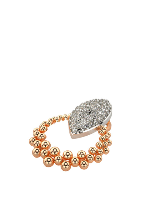 VALANOVA 14K Rose Gold Certified 0.36Ct Lab Grown Diamond Pendant - Image 3