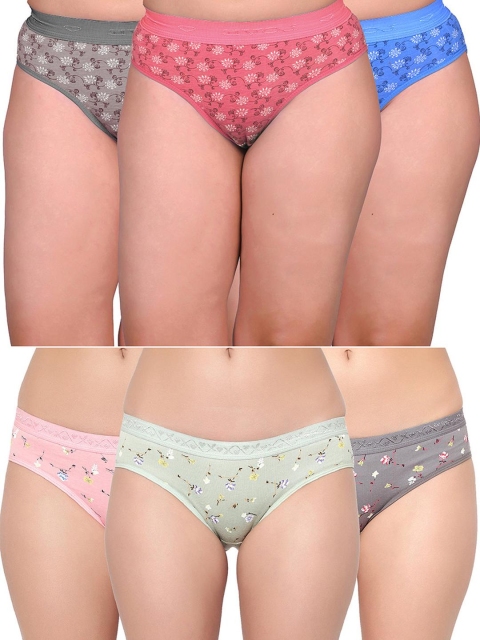 FiveFlag Mid-Rise Cotton Blend Briefs