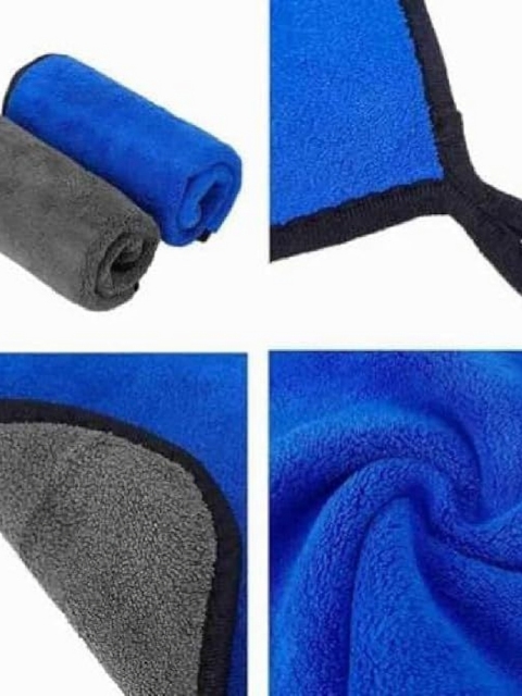 Fezora Blue 800 GSM Ultra-Absorbent Cleaning Cloth - Image 3