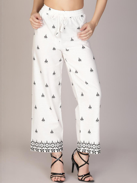 LIMEROAD Women Ethnic Motifs Printed Palazzos