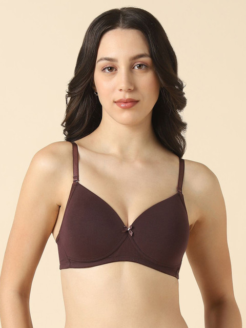 Van Heusen Women Solid Anti Bacterial Wireless Full Coverage Padded Bra