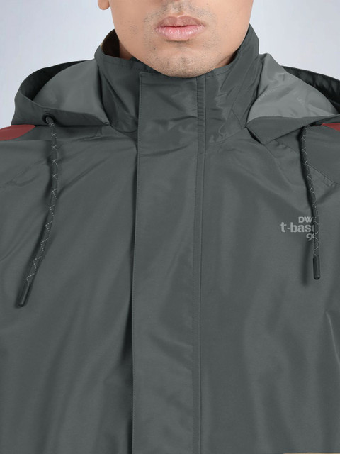 t-base Hooded Waterproof Rain Jacket - Image 2