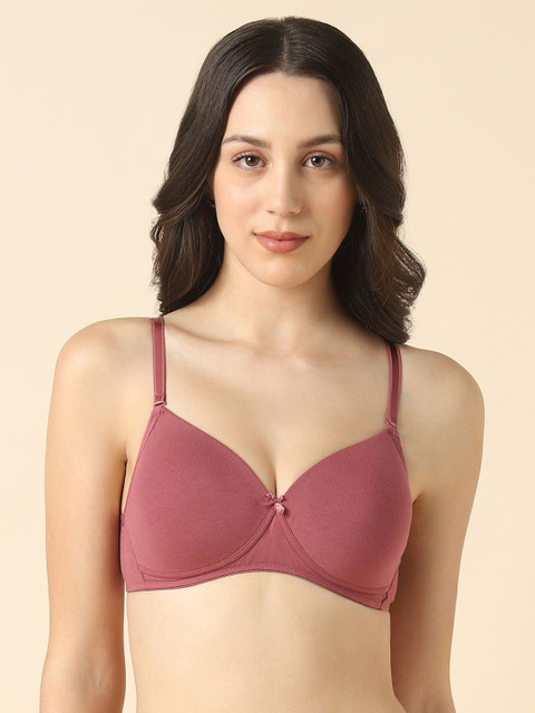 Van Heusen Women Solid Anti Bacterial Wireless Full Coverage Padded Bra