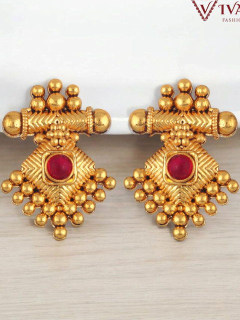 VIVASTRI Gold-Toned Alloy Earrings