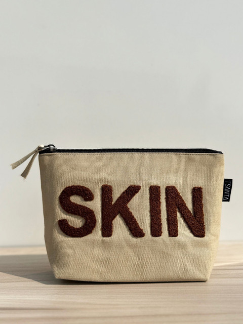 TSANTA Textured Canvas Pouch Travel Accessory