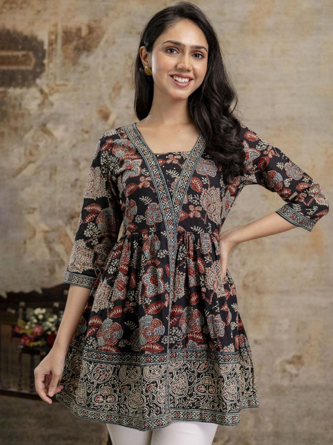 Stylum Women Floral Print Cotton Peplum Tunics