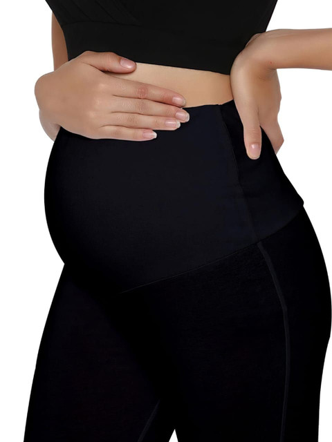 Lenam Stretchable Maternity Ankle-Length Leggings With Adjustable Waist - Image 4