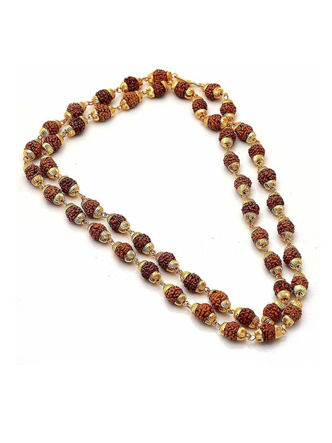 AURRA STORES Brown Metal Necklace