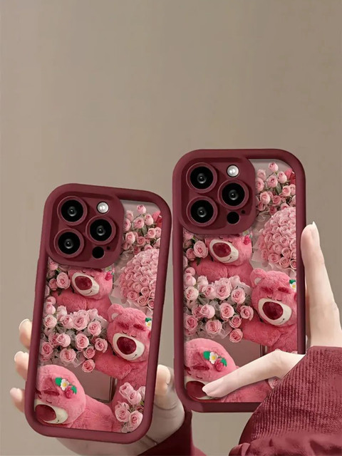 CASE CREATION Floral Printed iPhone 15 Plus Back Case Mobile Accessories